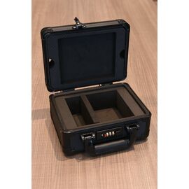 Evoretro Graded Card Display and Carry Case with Display Window Black