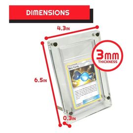 Evoretro Acrylic Card Display Stand for PSA Graded Cards 3mm