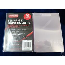 Evoretro Card Holders 200-Pack Semi-Rigid 8 x 12 cm