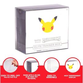 Evoretro PET Display Case Protector for Pokémon ETB (1-Pack)