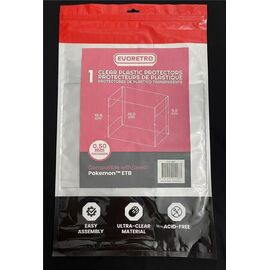 Evoretro PET Display Case Protector for Pokémon ETB (1-Pack)