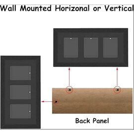 Evoretro Display Frame Card Display Case for 3 Magnetic Case Cards