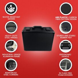 Evoretro Trading Card Storage Box for 120 Cards XL Black