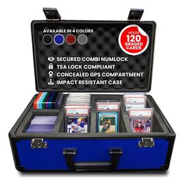 Evoretro Trading Card Storage Box for 120 Cards XL Blue