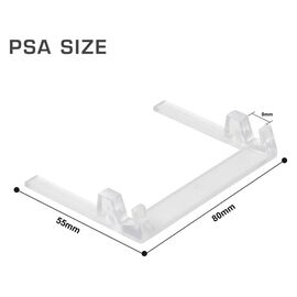 Evoretro Display Stands 5-Pack for Graded Cards Slabs Transparent