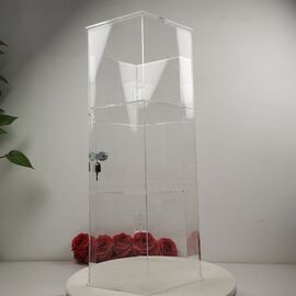 Evoretro 3-Tier Locking Acrylic Hexagon Display Tower