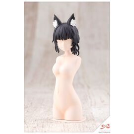 Sousai Shojo Teien Model Kit Accessory Set Arranged Wigs Animal Ears Messy Bun Fox 9 cm