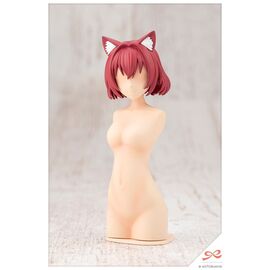 Sousai Shojo Teien Model Kit Accessory Set Arranged Wigs Animal Ears Bob Cat 9 cm