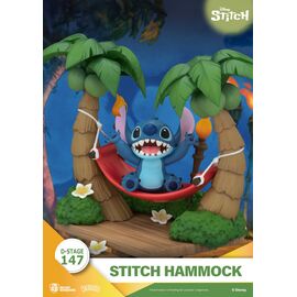 LILO & STITCH - Stitch "Hammock" - Diorama D-Stage 14cm
