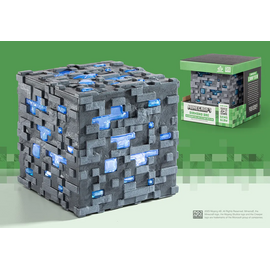 MINECRAFT - Luminous Diamond Ore - Collector Replica 10cm