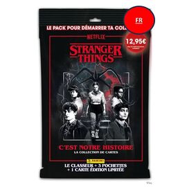 STRANGER THINGS - Panini Starter Pack (1 album +18 TC+ 1 Ed Lim.) - FR