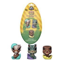 JURASSIC PARK SPRG - Pocket Pop Egg 3pk - Dinos