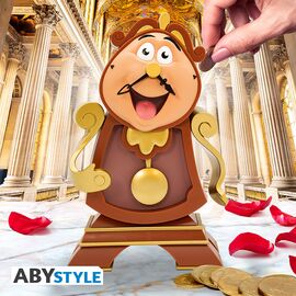 BEAUTY AND THE BEAST - Cogsworth - Money Bank 25cm