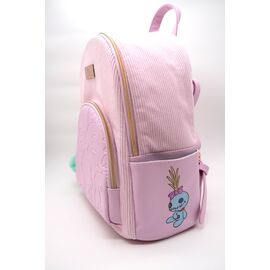 STITCH & ANGEL - Fashion Duo Pink Corduroy BackPack - '32x25x14cm'
