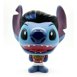 STITCH - Elvis Blue Hawaiian - Bhunny Flocked Vinyl Figure - 10cm