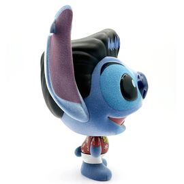 STITCH - Elvis Blue Hawaiian - Bhunny Flocked Vinyl Figure - 10cm