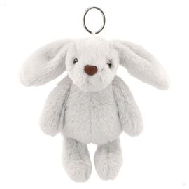 Rabbit assorted plush keychain 12cm