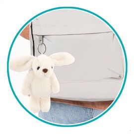 Rabbit assorted plush keychain 12cm