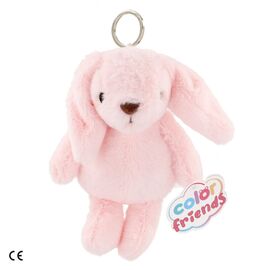 Rabbit assorted plush keychain 12cm