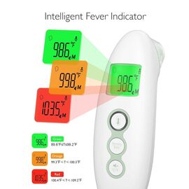 Momcozy FC-IR300 Non-contact forehead and ear thermometer White