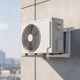 Maclean Air Conditioner/Heat Pump Mount/Hanger, dimensions 800x420x600 mm, galvanized steel, up to 260 kg, MC-147