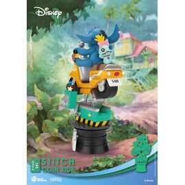 Disney D-Stage PVC Diorama Stitch Coin Ride 16 cm