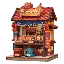 Miniature House Model Kit Osaka Takoyaki 12 x 9 cm