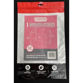 Evoretro PET Protectors 1-Pack for One Piece Card Game Booster Boxes (OP-04 to OP-08) 12 x 6 x 15 cm