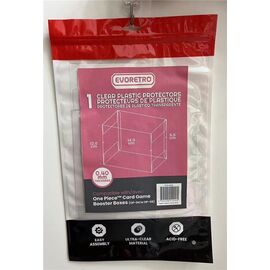 Evoretro PET Protectors 1-Pack for One Piece Card Game Booster Boxes (OP-04 to OP-08) 12 x 6 x 15 cm