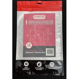 Evoretro PET Display Case Protector for Pokémon Booster Box (1-Pack)