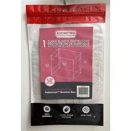 Evoretro PET Display Case Protector for Pokémon Booster Box (1-Pack)