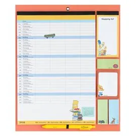 The Simpsons Magnetic Planner 2026/27 30 x 35 cm