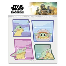 Star Wars: The Mandalorian Premium Self-Adhesive Labels Grogu