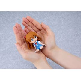 Rebuild of Evangelion Rubber Mascot Nendroid Plus Mini Figure Asuka Shikinami Langley 8 cm