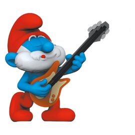 The Smurfs PVC Figure Papa Smurf with Guitar 5.5 cm