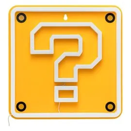 Super Mario LED Neon Wall Lamp Question Block 24 x 24 cm
