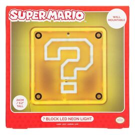 Super Mario LED Neon Wall Lamp Question Block 24 x 24 cm