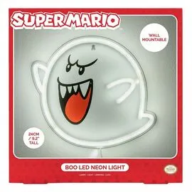 Super Mario LED Neon Wall Lamp Boo 23 x 23 cm