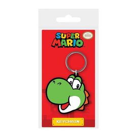 Super Mario Rubber Keychain Yoshi 6 cm