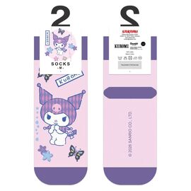 Sanrio Socks Kuromi Japanese Short 36-40