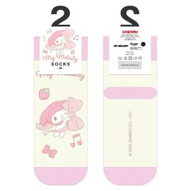 Sanrio Socks My Melody Big Ribbon Short 36-40