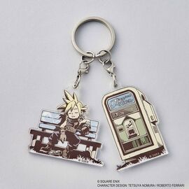 Final Fantasy VII Rebirth Acrylic Keychain Napping Cloud