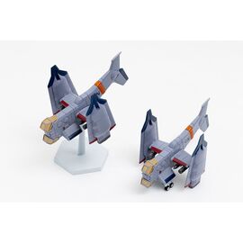 Rebuild of Evangelion SYUTO Tiny Scale Plastic Model Kit UNAF Close Air Support VTOL Aircraft YAGR-3B 5 cm