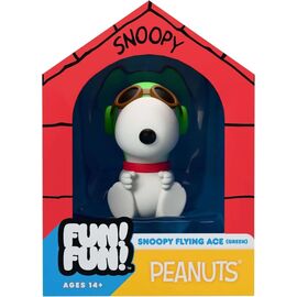 Vintage Peanuts Fun! Fun! Mini Figure Snoopy (Green Hat Flying Ace)