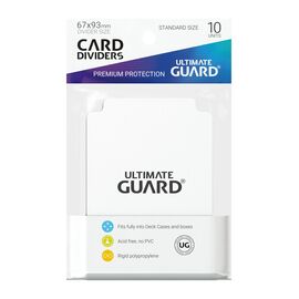 Ultimate Guard Card Dividers Standard Size White (10)