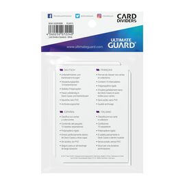 Ultimate Guard Card Dividers Standard Size White (10)