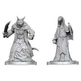 Pathfinder Battles Deep Cuts Unpainted Miniature Zyss & Aapoph Serpentfolk 13 cm