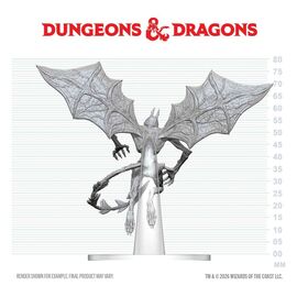 Dungeons & Dragons Nolzur's Marvelous Miniatures Unpainted Miniature Nightgaunt 17 cm