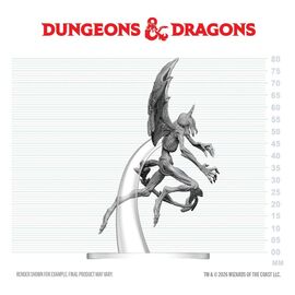 Dungeons & Dragons Nolzur's Marvelous Miniatures Unpainted Miniature Nightgaunt 17 cm