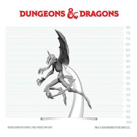 Dungeons & Dragons Nolzur's Marvelous Miniatures Unpainted Miniature Nightgaunt 17 cm